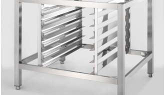 Bakery oven underframe tray holder for 9x EN