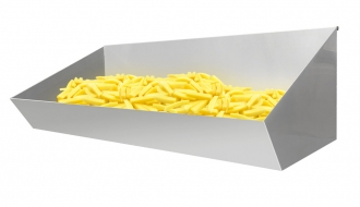 Edelstahl Ausschöpfwanne für Pommes Frites - 0,8 x 0,38 m