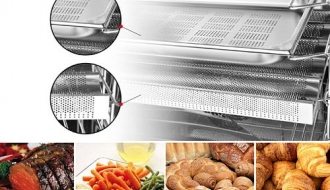 Electric hot air oven - 10x GN 1/1