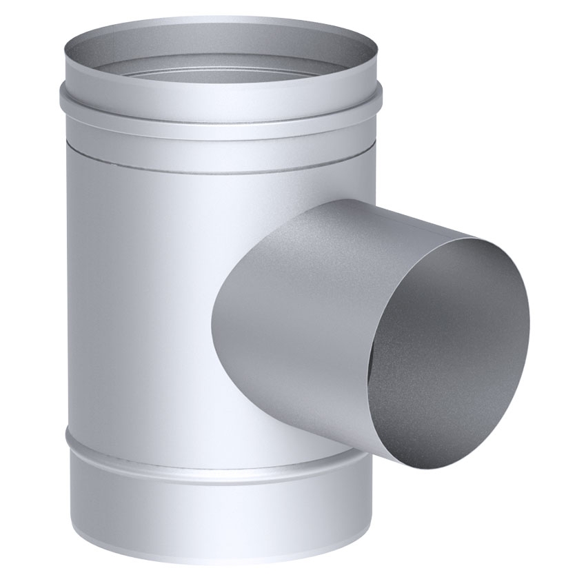 T-connector 90° with water drip – Ø 400 mm