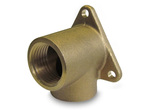 Corner wall bracket for gas socket
