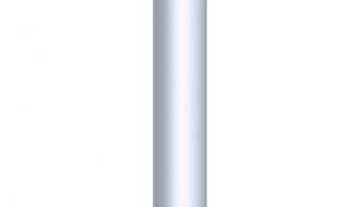 Straight pipe in stainless steel 1.0 m / Ø 400 mm