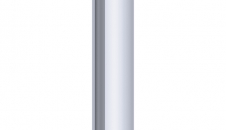 Straight pipe in stainless steel 1.0 m / Ø 200 mm