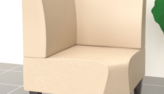 Baaridiivan Miami 103cm - Kreem