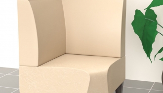 Baaridiivan Miami 128cm - kreem