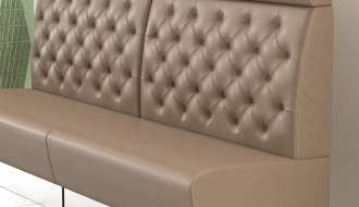 Baaridiivan Dallas 128cm - taupe