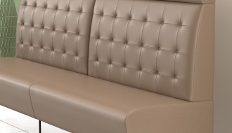 Baaridiivan Dallas 128cm - taupe