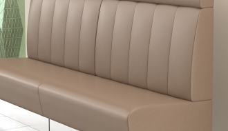 Baaridiivan Dallas 128cm - taupe