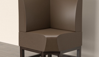 Baaridiivan Miami 158cm - tumepruun