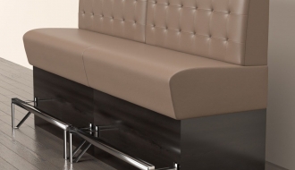 Baaridiivan Denver 133cm - taupe