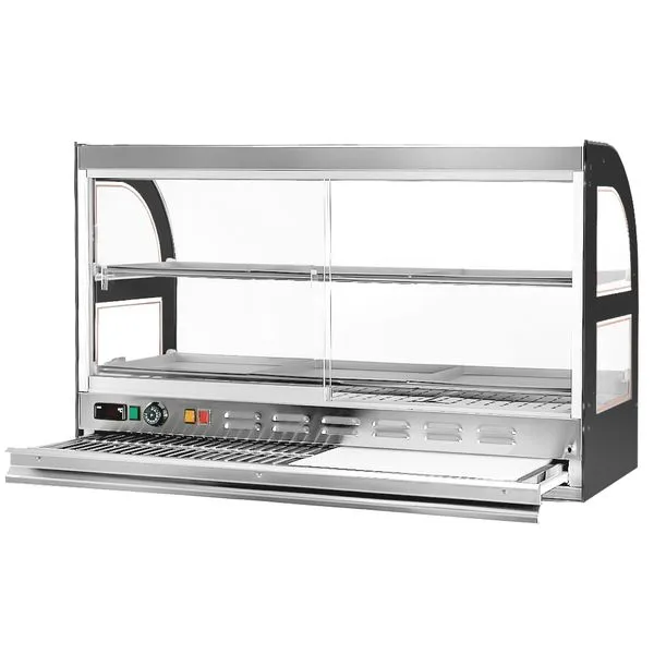 Table heated display for chicken