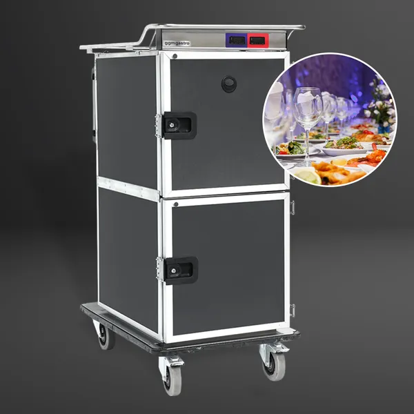 Banquet trolley hot & cold - 2x 6x GN 1/1