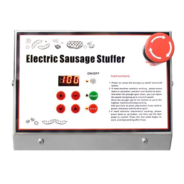 Stainless Steel Electric Sausage Stuffer 15L