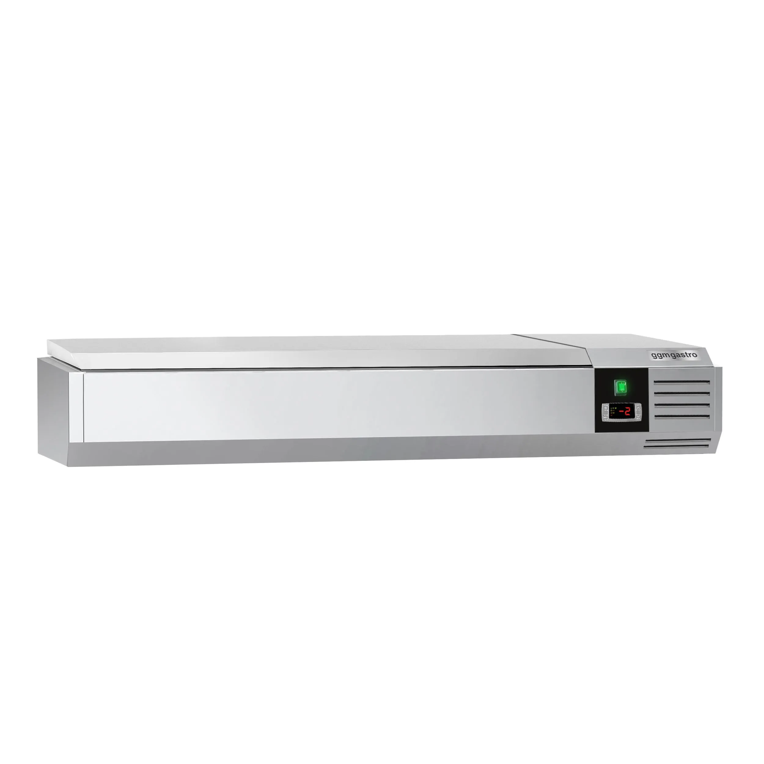 Refrigerated display case with lid 5x GN 1/4
