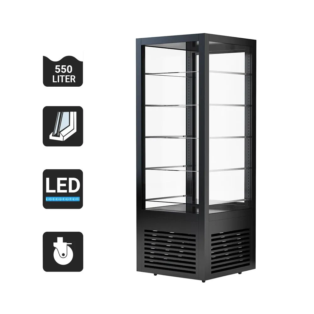 Panoramic display case 550L
