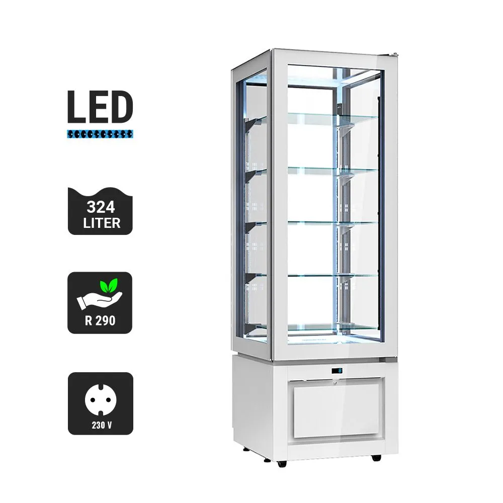 Panoramic display case 324L
