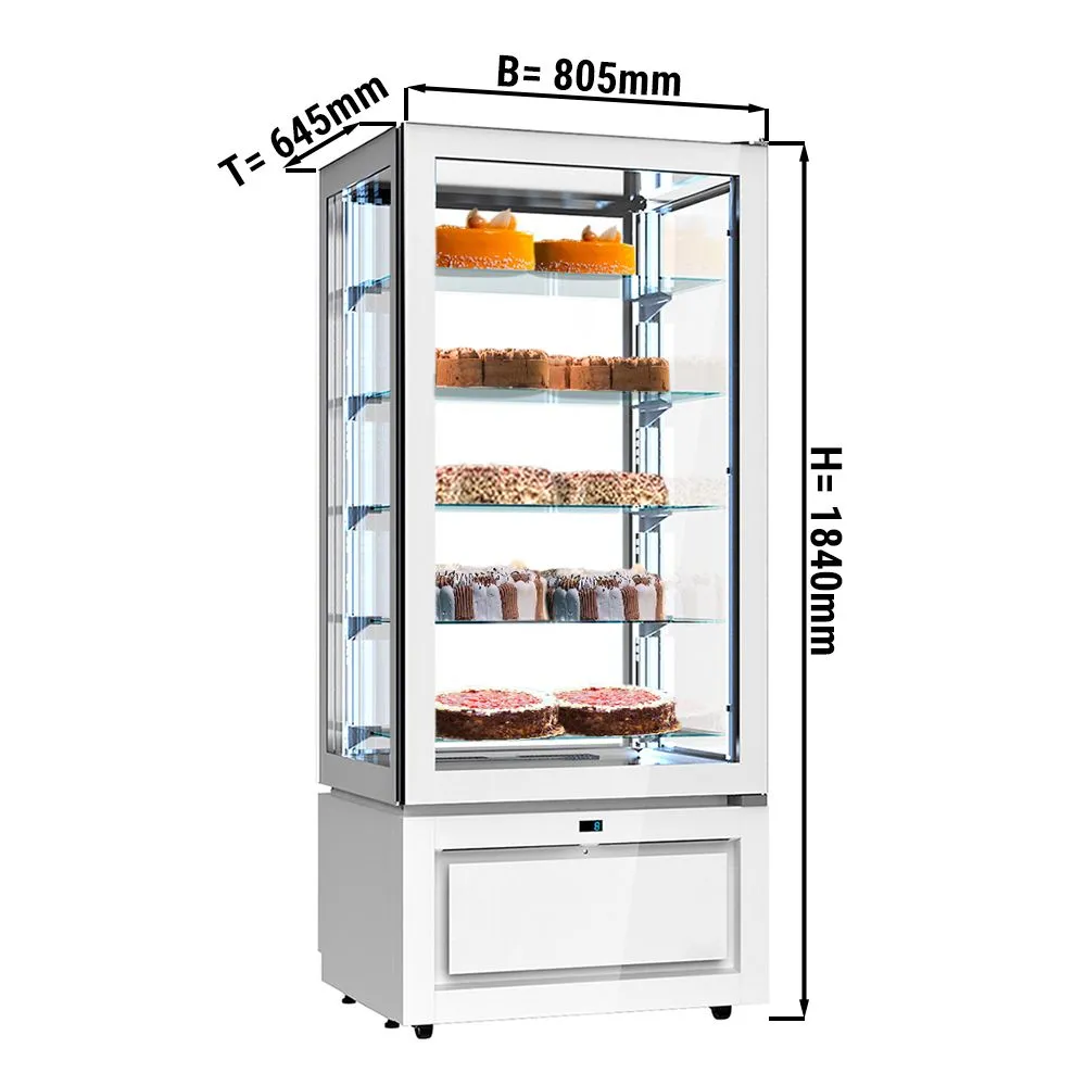 Panoramic display case 457L