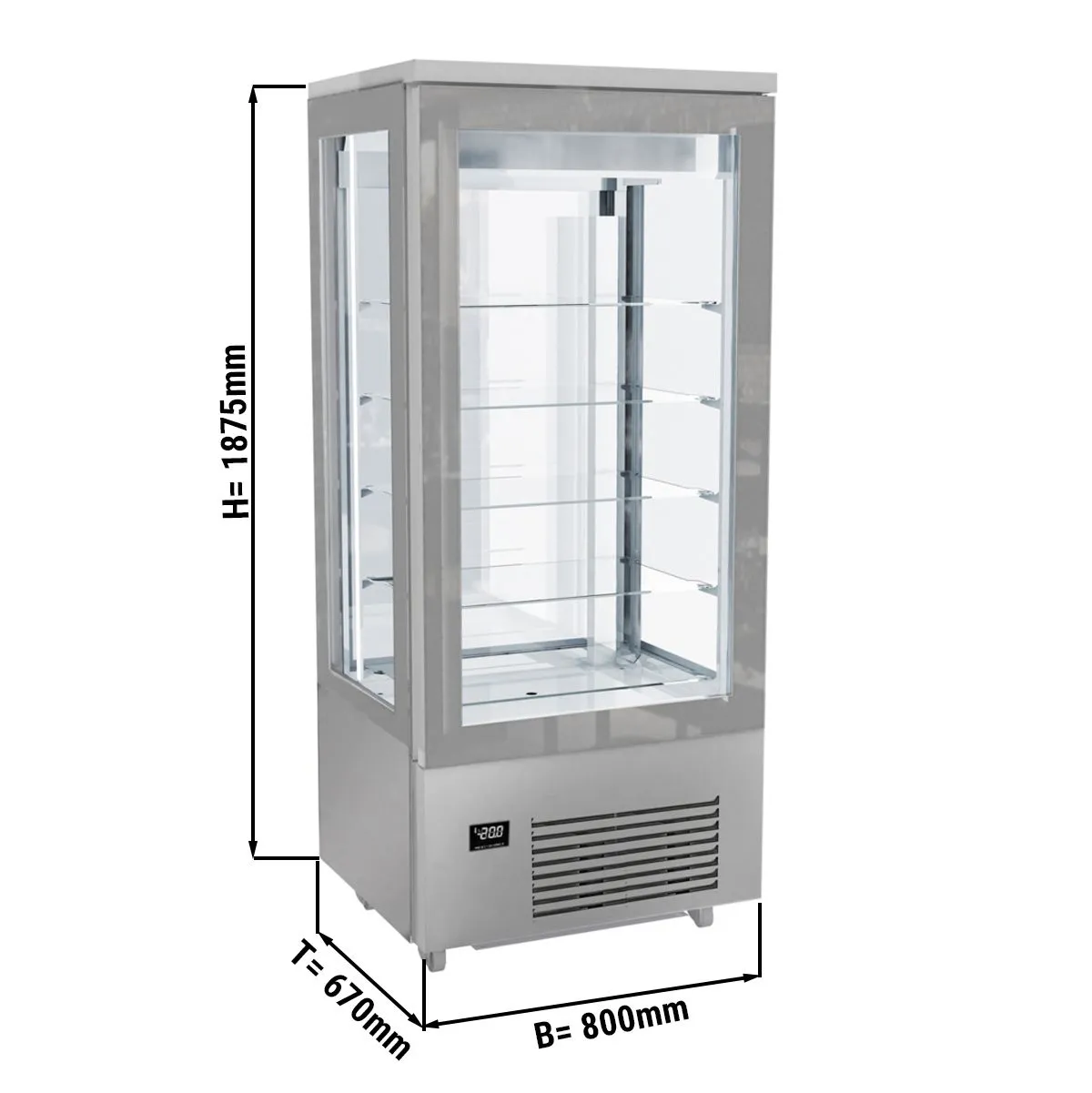 Külmvitriinkapp 400L