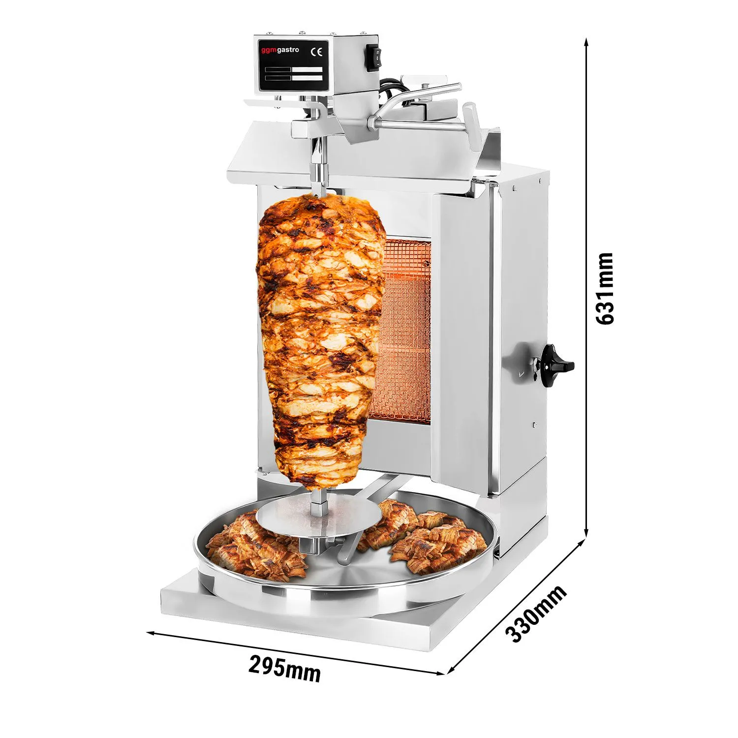 Kebab grill 5kg 1P