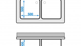 Sink unit 1.2m
