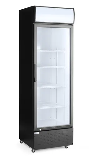 Klaasuksega külmik 254L