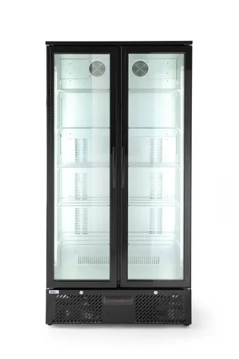 Klaasuksega külmik 384L