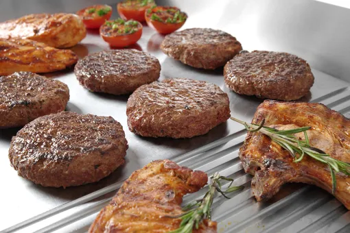 Plaatgrill rihvel+sile 688mm