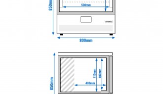 Kiirjahutuskapp 5x 60x40/GN1/1