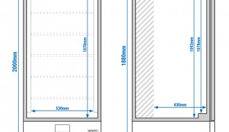 Kiirjahutuskapp 15x 60x40/GN1/1
