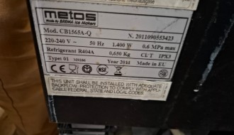Jäämasin Metos CB1565A-Q