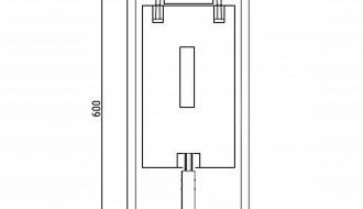 Fritüür 10L kraaniga 600mm