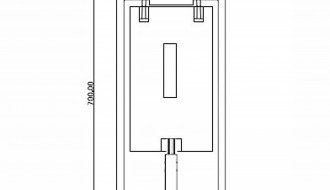 Fritüür 10L kraaniga 700mm
