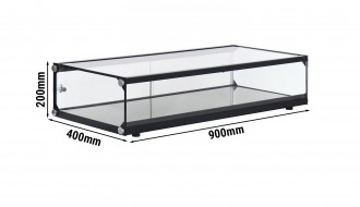Lauapealne vitriin karastatud klaasist 900mm