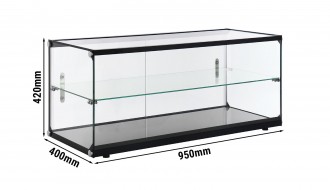 Lauapealne vitriin karastatud klaasist 950mm