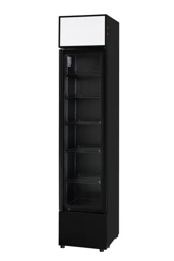 Klaasuksega külmik Slim 157L