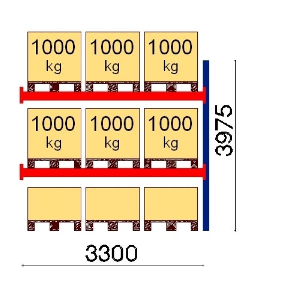 Aluseriiuli osa 9x 1000kg