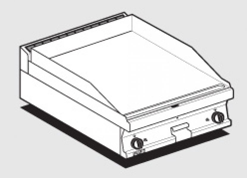 Plaatgrill 60x60